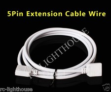 3 ft or 1m RGB Extension for RV LED Light strips  5050 5 Pin Dual Strips LED