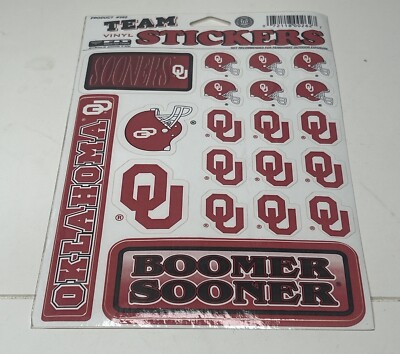 Oklahoma Sooners Westrick Paper Company Team Vinyl Stickers