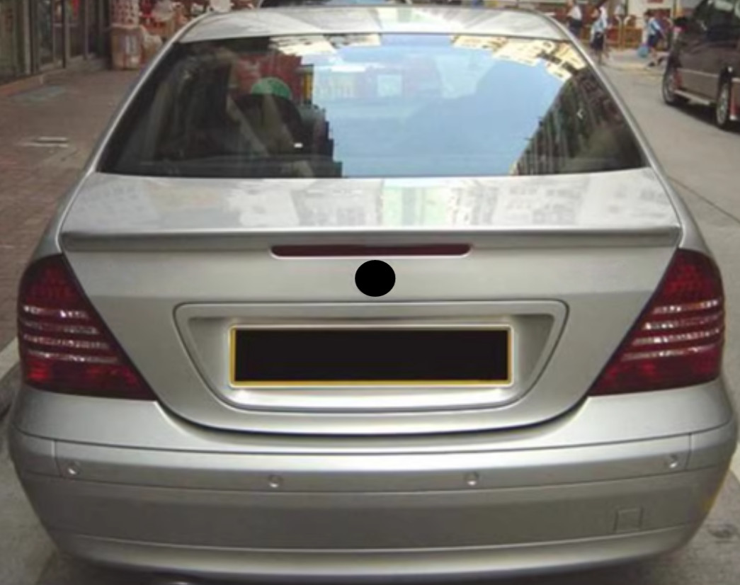 Unpainted Rear Trunk Spoiler Wing for 2001-2007 Mercedes-Benz C
