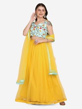 LENGHA INDIAN BOLLYWOOD WEDDING PARTY PAKISTANI WEAR LEHENGA CHOLI DESIGNER