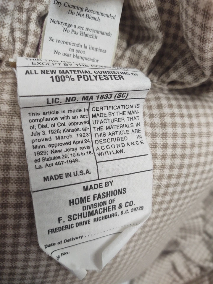 Waverly Morning Glory цветочные и бежевые подушки цвета слоновой кости с оборками 13 x 13 дюймов - Изображение 4 из 4