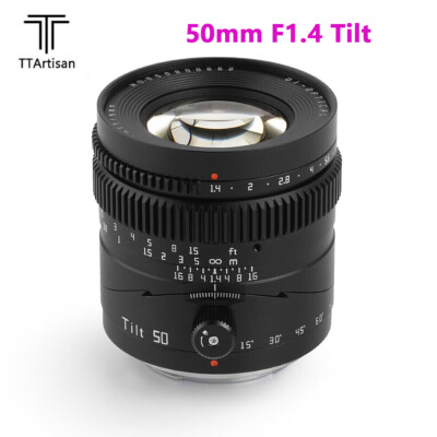 TTArtisan 50mm F1.4 Tilt Full Frame Manual Camera Lens for Nikon Z Z5 Z7 Z8 Z6II