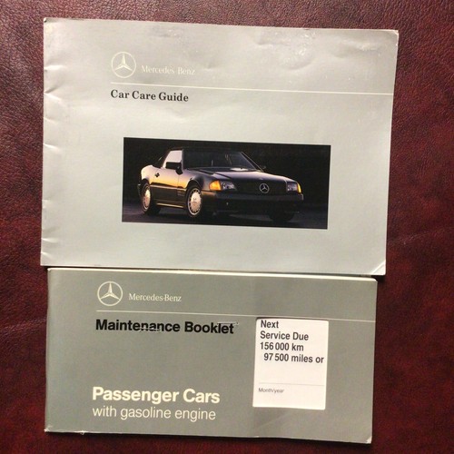 1991 91 MERCEDES 300 & 500 SL OWNERS MANUAL BOOKS GUIDE CASE ALL MODELS - Picture 6 of 11