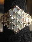 Narsipatnam Alexandrite, Zircon Ring in Platinum over Sterling Silver Ring, s-8 — photo 1