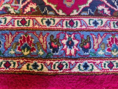 Feiner Königlicher Handgeknüpfter Perser Teppich Keshan Orientteppich 210x107cm - Bild 15 von 24