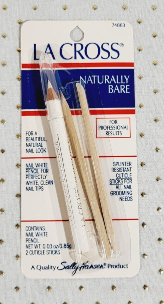 Sally Hansen La Cross Naturally Bare Nail Pencil with 2 Cuticle Sticks