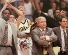 TOM DAVIS HAND SIGNED 8x10 PHOTO IOWA HAWKEYES BASKETBALL COACH AUTHENTIC AUTO