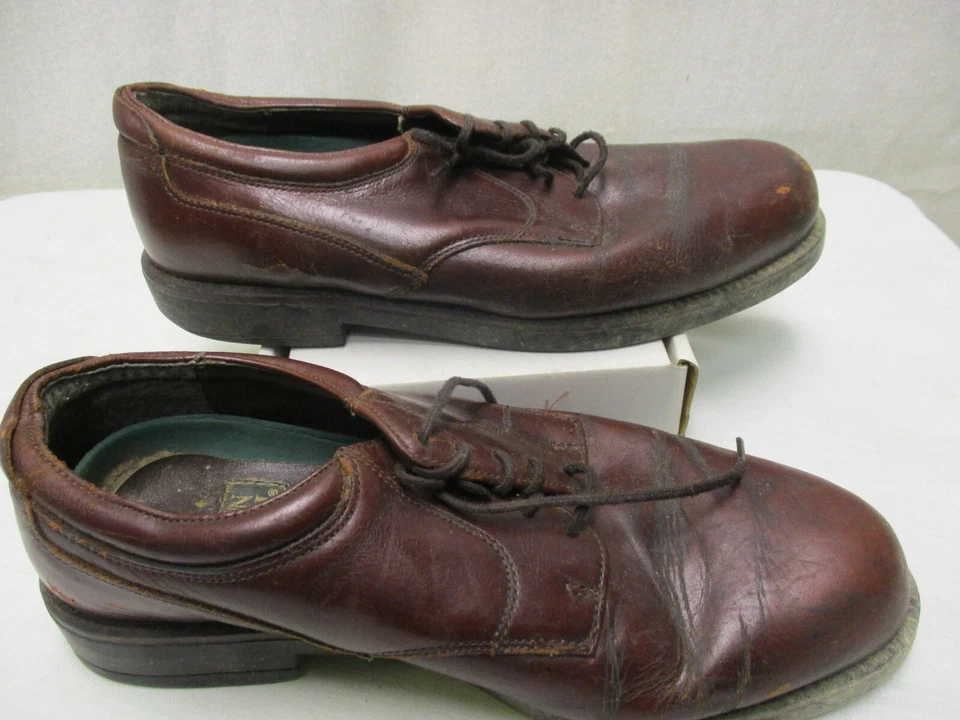 Nunn Bush Vintage Men's 8.5 8 1/2 W Light Brown 83764  Brown Genuine Leather  - Image 3 of 4