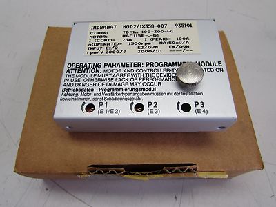 INDRAMAT MOD 2/1X358-007 OPERATING PARAMETER PROGRAMMING MODULE NIB MAKE OFFER!!