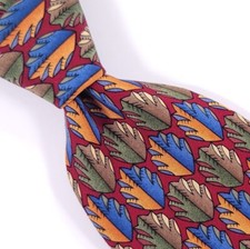 JOS A BANK The Miracle Collection Necktie, 100% Silk, Made In USA, Multicolor.