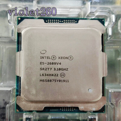 Intel Xeon E5-2689 V4 LGA2011 Server  CPU Processor 3.10GHz 10-Core 25MB 165W