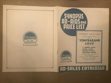 Contraband 1931 Paramount British crime pressbook C. Aubrey Smih Janice Adair