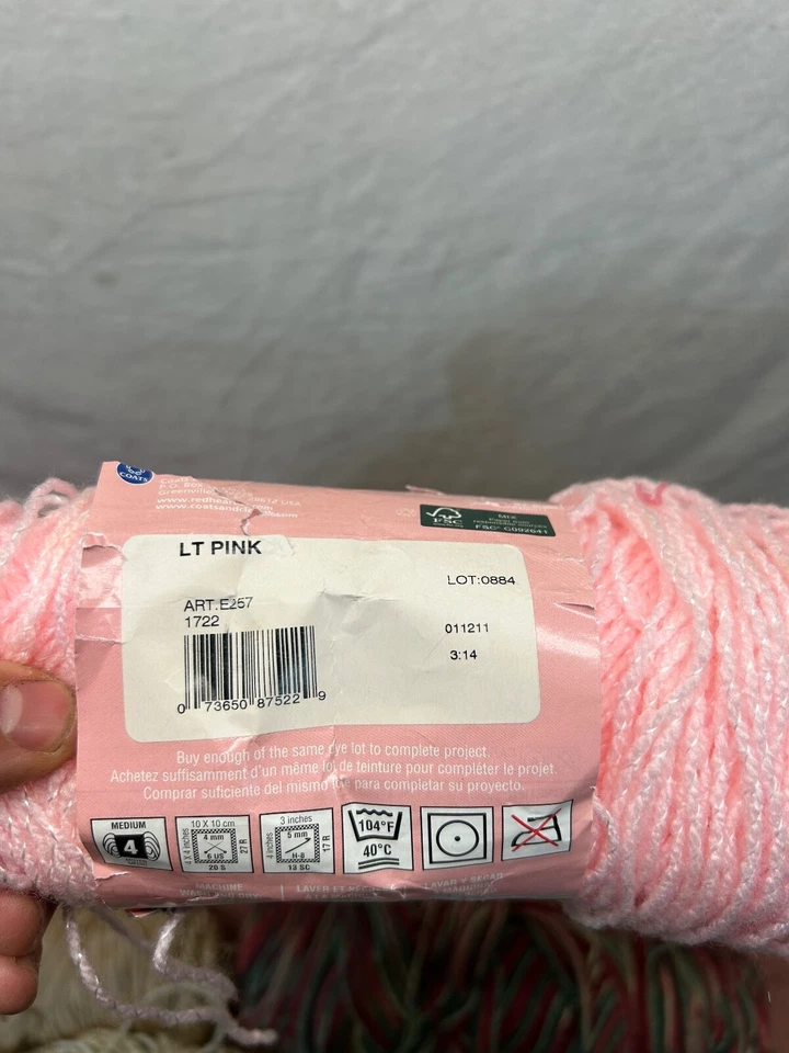 Lot of Red Heart Speciality Yarn 10 Full and Partial Skeins - Image 4 of 4