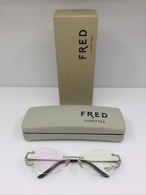 New Authentic FRED Lunettes Volute Optique Eyeglasses F2 Platine Made In France