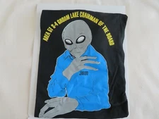 AREA 51, GROOM LAKE CHAIRMAN OF THE BOARD TEE SHIRT (JAROD) SIZE XXL 50%-50%