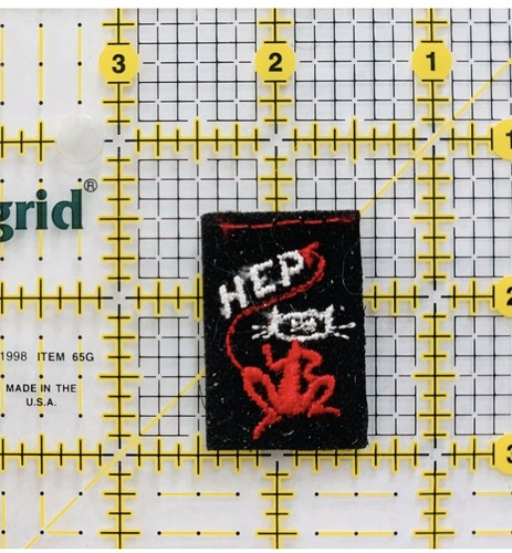 Vintage Hepcat Sew On Patch Jazz Hipster Beatnik Music Musicians - Picture 5 of 10