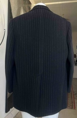 ROMEO GIGLI WOOL JACKET / COAT / PINSTRIPED / MEN SZ 52 | eBay