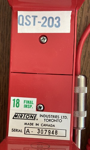 Mirtone QST-203 Fire Alarm Voice Evac System Telephone Control Handset - Picture 4 of 6
