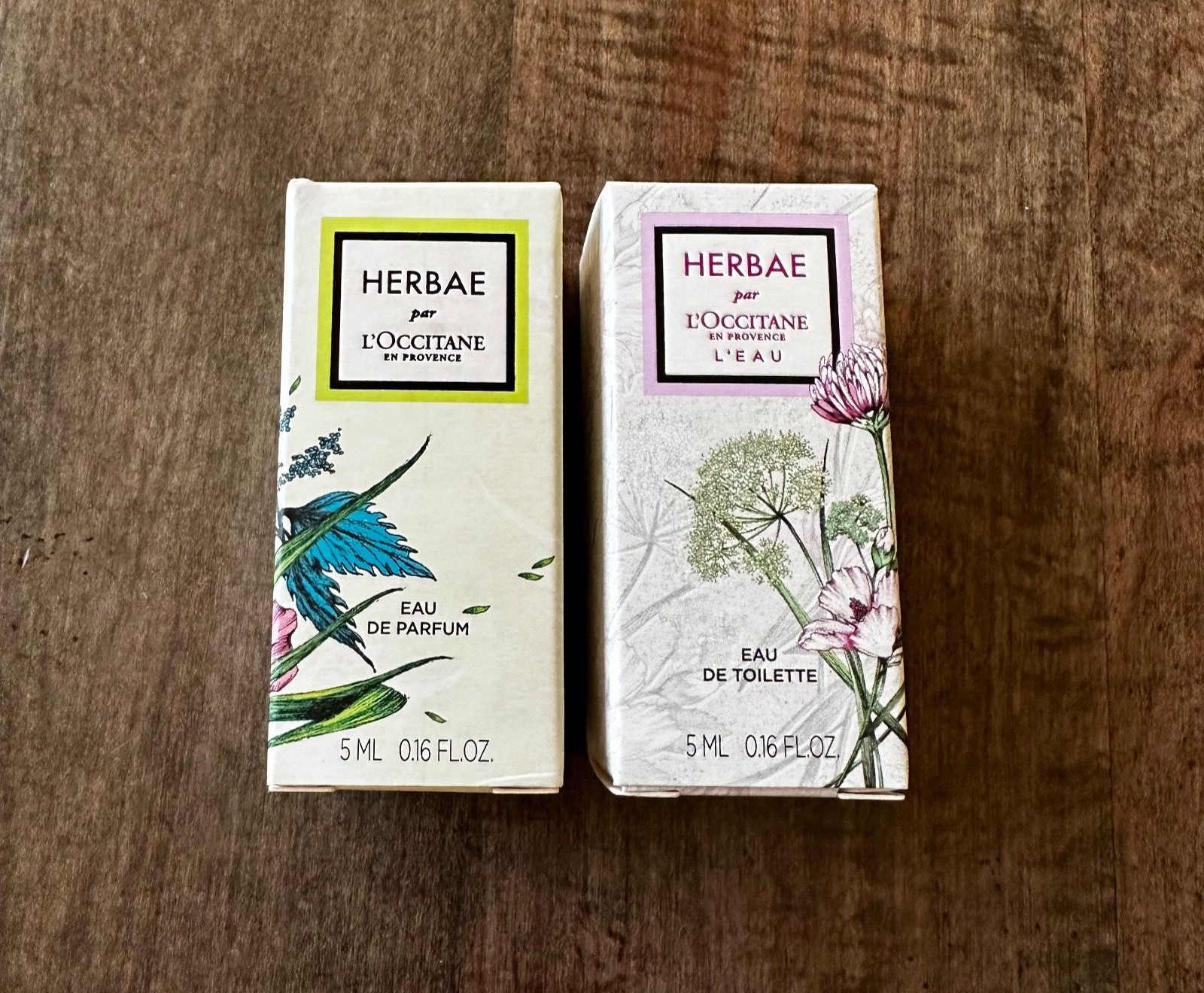 L'Occitane En Provence Herbae AND Herbae L'eau Mini EDT Perfume