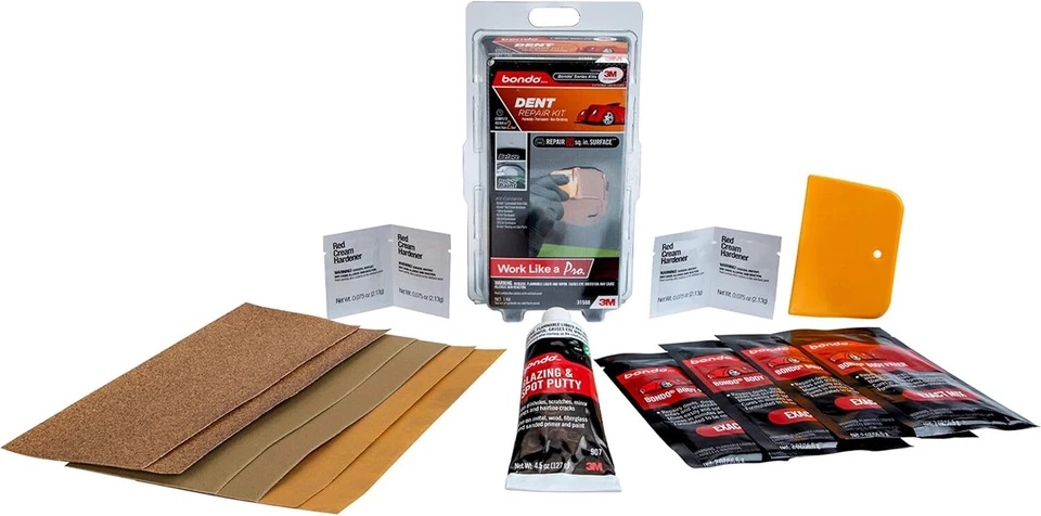 Kit de reparación de abolladuras pintable 3M BONDO 31588, 1 kit Foto 2 de 3