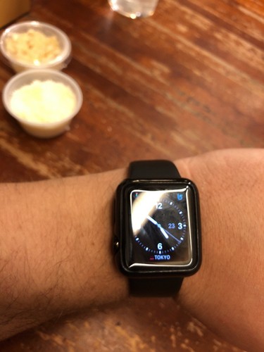 Apple Watch Series 2 38mm Stainless Steel Case Black Sport Band