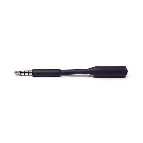 2 x Black Slim 3.5mm Headset Audio Jack Extender for iPhone Android Battery case - Picture 7 of 8