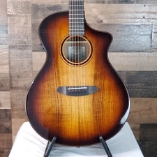 Breedlove ECO Pursuit Exotic S Concert CE Ac/Elec Edgeburst Koa, Free Ship, 657