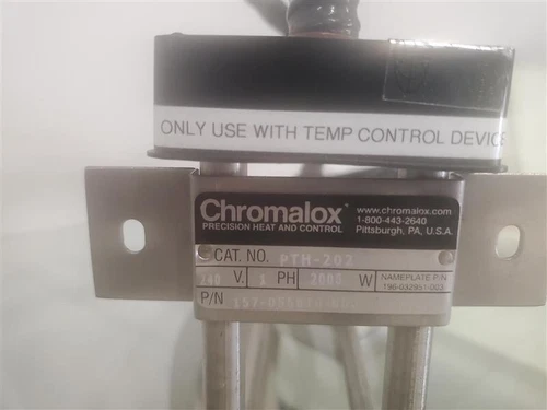 Chromalox Heater P/N 157-055810-003 240VAC 1PH 2000W  CAT.NO PTH-202