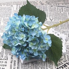 11 Forks Artificial Floral Flowers Bouquet Fake Hydrangea Bloom Wedding Decor UK