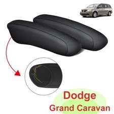 2x Armrest Cover For Dodge Grand Caravan 2011-2019 Car Lid Armpad Elastic Fabric