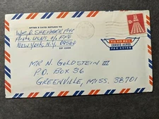 FPO 09560 BERMUDA NAVAL AIR STATION 1968 Navy Cover Branch 10958