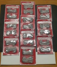 Lot of 10 2 1/2" 150 Count CHRISTMAS ORNAMENT HOOKS Silver Wire 1500 Total