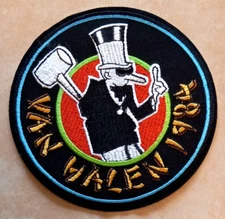 VAN HALEN 1984 Classic Rock Band Embroidered Large PATCH Iron on  New 