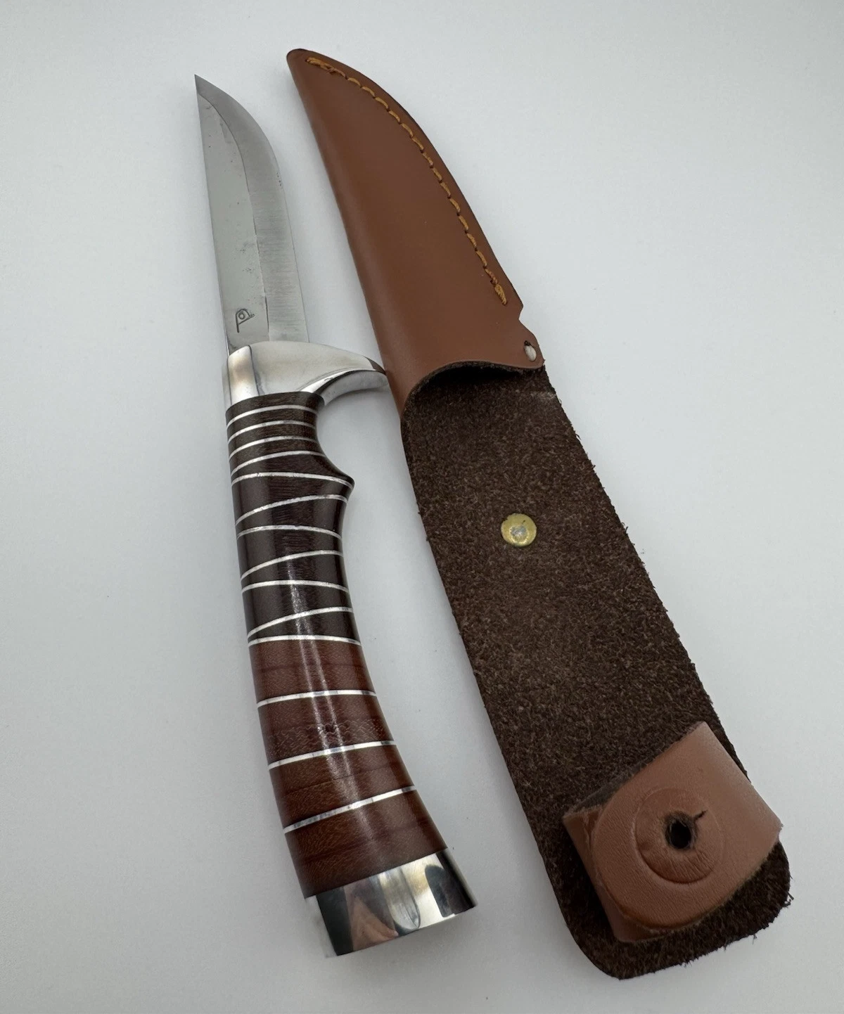 Handmade Italian Chef Knife – X50CrMoV15 Steel, Mahogany Handle, Razor Sharp