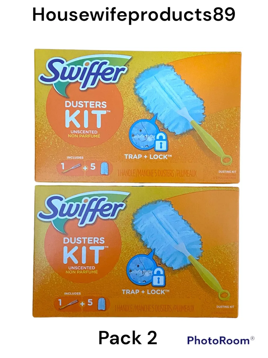Swiffer Dusting Kit Handle Duster Lot Of 2 Swiffer Dust