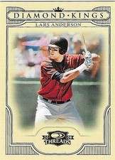 LARS ANDERSON 2008 Donruss Threads Diamond Kings Gold  #DK4 Boston 