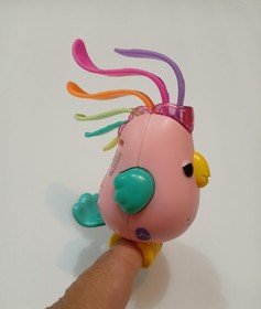 Hatchimals Interactive Pink Bird Toy Rainbow Hair Light Up Clip On Kids Figure