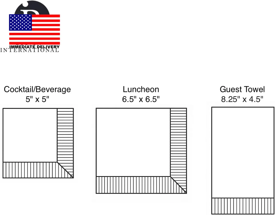 Party Napkins Disposable 3-Ply Paper Lunch Napkin Pack, 6.5" X 6.5", Home Grown  - Image 2 of 2