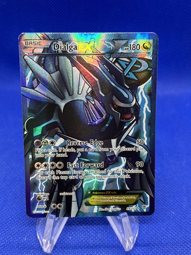Pokemon Black & White Plasma Blast Dialga EX (Team Plasma) 99/101 Full Art LP/MP