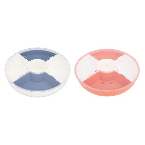 Veggie Tray W/Lid Large Capacity Plastic Drainage Divided Snack Tray For Frui - Picture 11 of 18