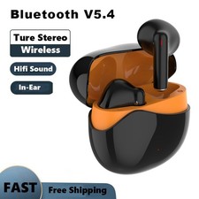 Wireless Earbud Bluetooth Headphone Stereo Deep Bass IPX7 Mic for iPhone Android