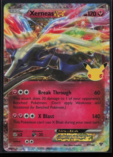 Xerneas EX 97/146 Classic Collection Celebrations: Classic Collection Holo NM