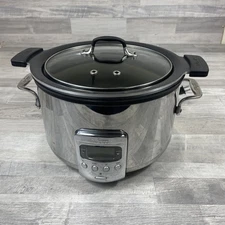 All-Clad SERIE SC03 Slow Cooker Stainless Steel Ceramic Electric Glass Lid