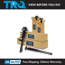 TRQ Front Rear Complete Shock Strut Spring Assembly Kit Set 4pc for Focus wagon