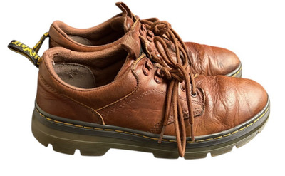 Dr. Martens Reeder Leather Utility Shoe Brown Mens Size 10M Air Wair