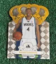 WESLEY JOHNSON - 2010 PANINI CROWN ROYALE NATIONAL VIP PROMO ROOKIE CARD # VIP5. rookie card picture