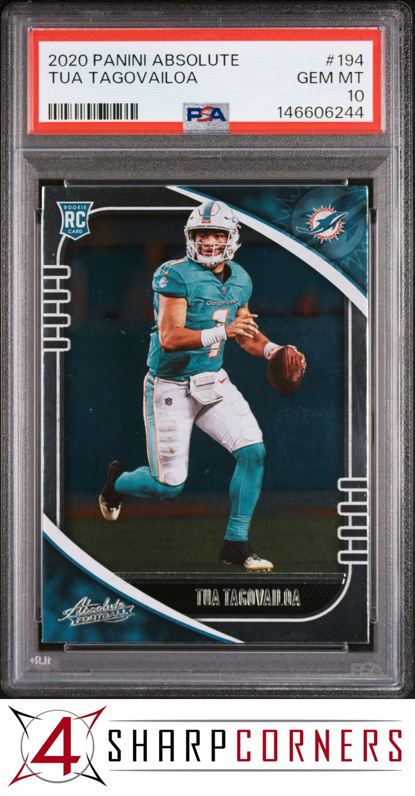 Tua Tagovailoa Panini Absolute #194 Base