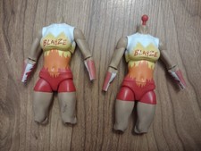 Wwe Alundra Blayze Torso Parts Fodder Action Figure Lot Of 2