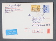 MayfairStamps Hungary 1987 to London England Air Mail Cover aaw_14549