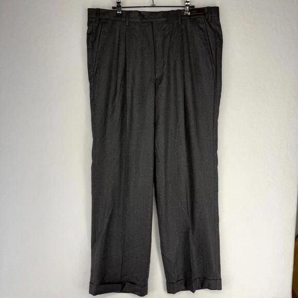 Dei Davico Tessuto Dress Pants 100% Lana-Wool Mens 36W/30L NEW with tags